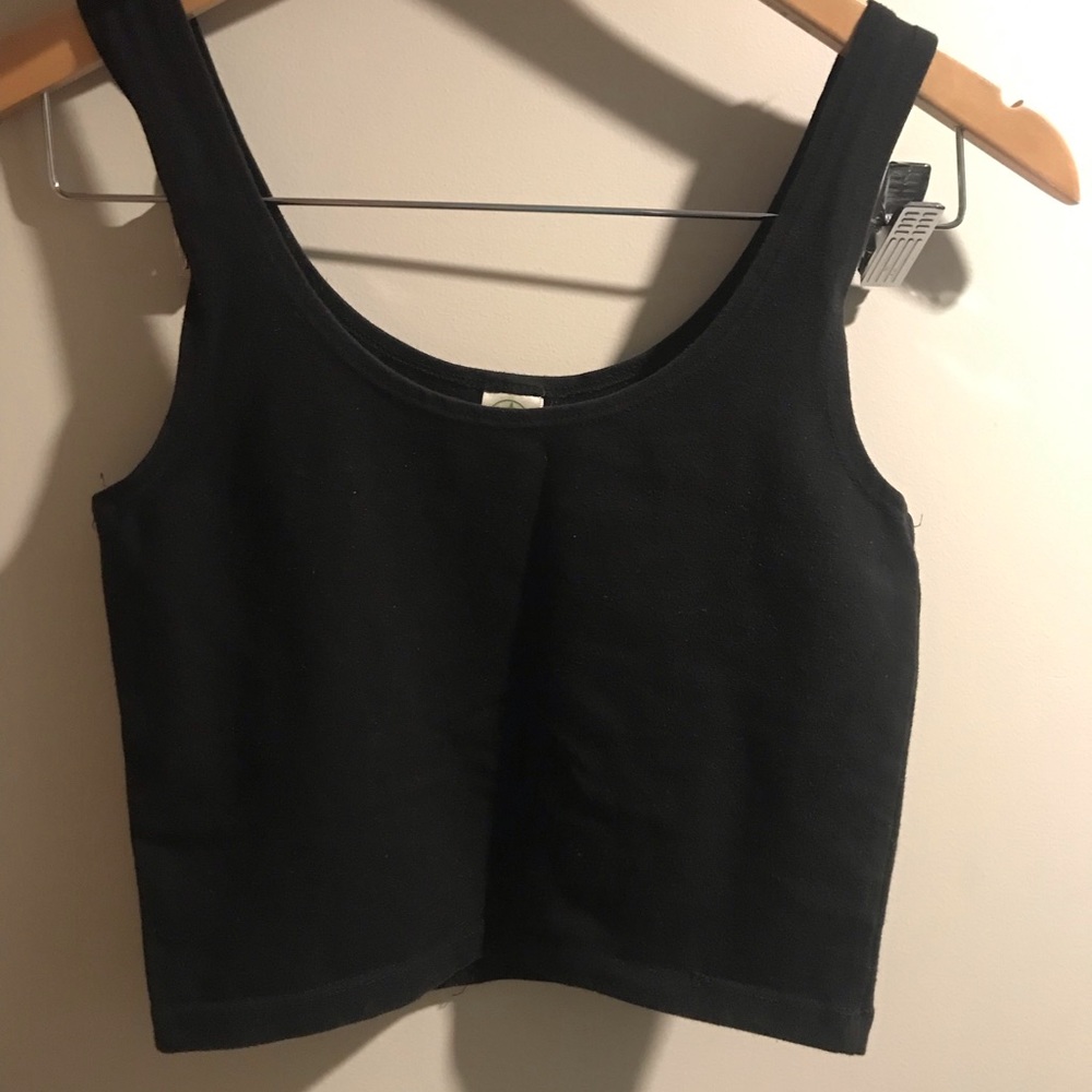 Black tank top